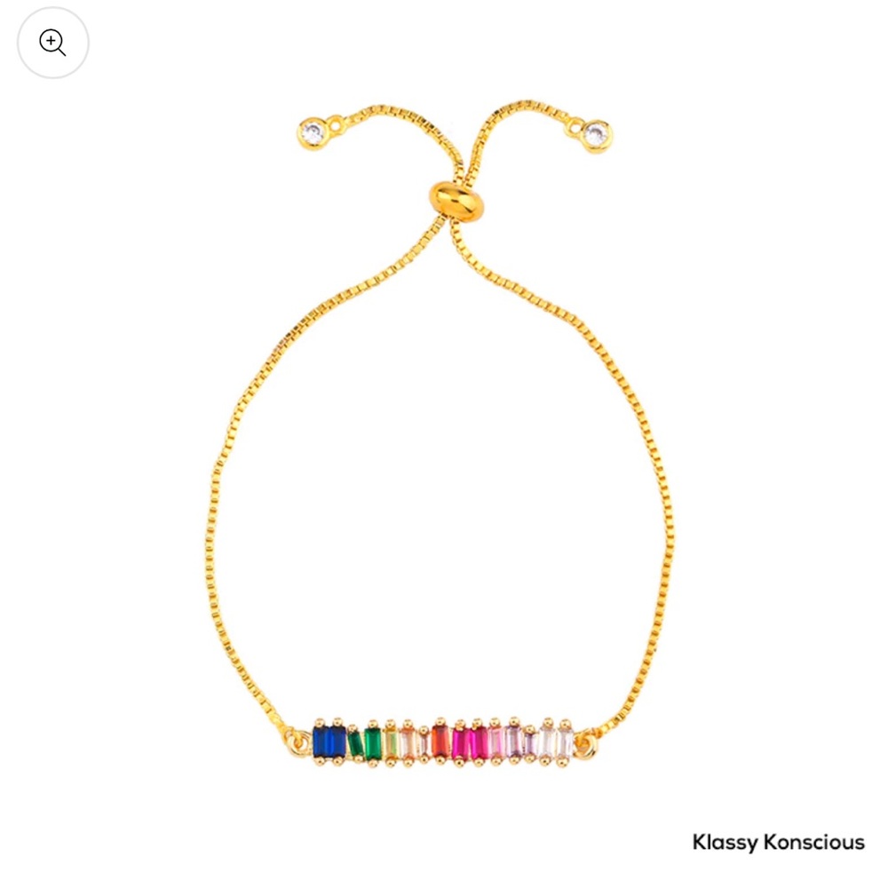 Multicolored Gold Bracelet “Empower”
